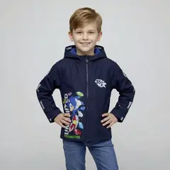 SONIC - Chaqueta Impermeable Niño Interior Polar
