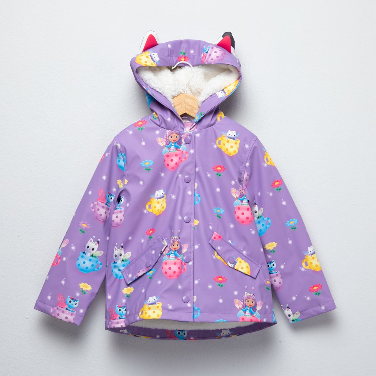 GABBYS DOLLHOUSE - Chaqueta Impermeable Niña Interior Chiporro Gabbys Dollhouse