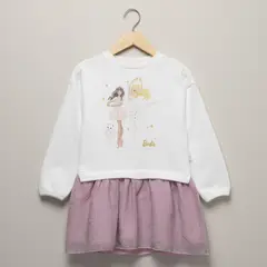 BARBIE - Vestido Niña Algodón