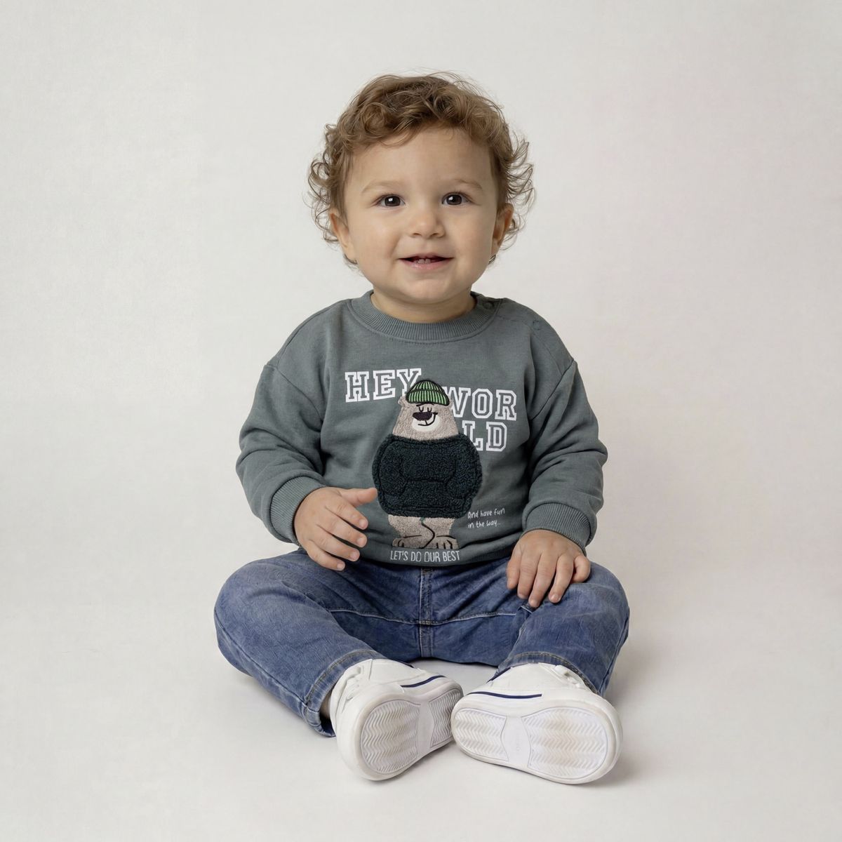 YAMP - Polerón Bebé Niño Algodón Yamp