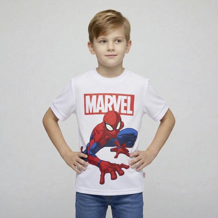 SPIDER MAN Polera Futbol Niño Spiderman