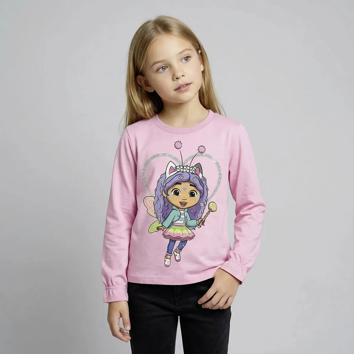 GABBYS DOLLHOUSE - Polera Niña Algodón Gabbys Dollhouse