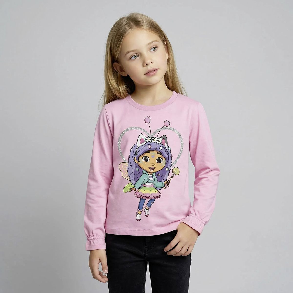 GABBYS DOLLHOUSE - Polera Niña Algodón Gabbys Dollhouse