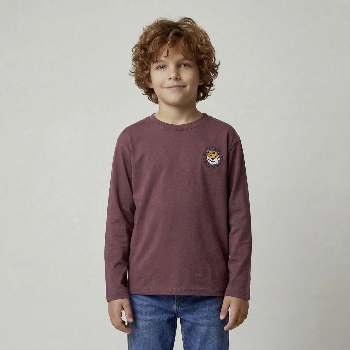 YAMP - Polera Niño Manga Larga Algodón Yamp