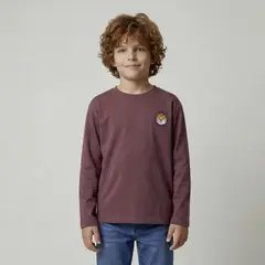 YAMP - Polera Niño Manga Larga Algodón