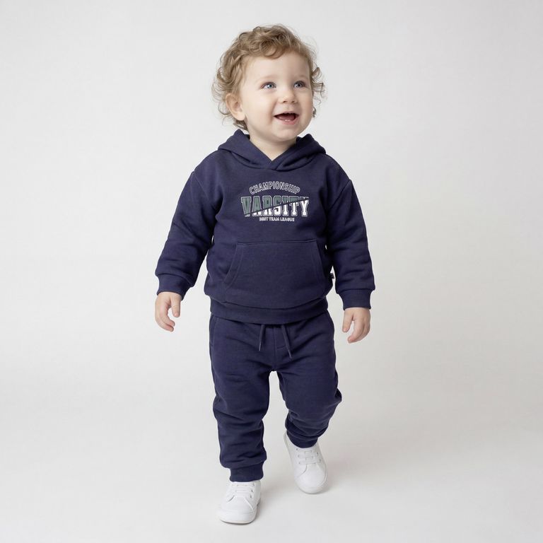 YAMP Conjunto Bebé Polerón Mas Pantalón De Buzo