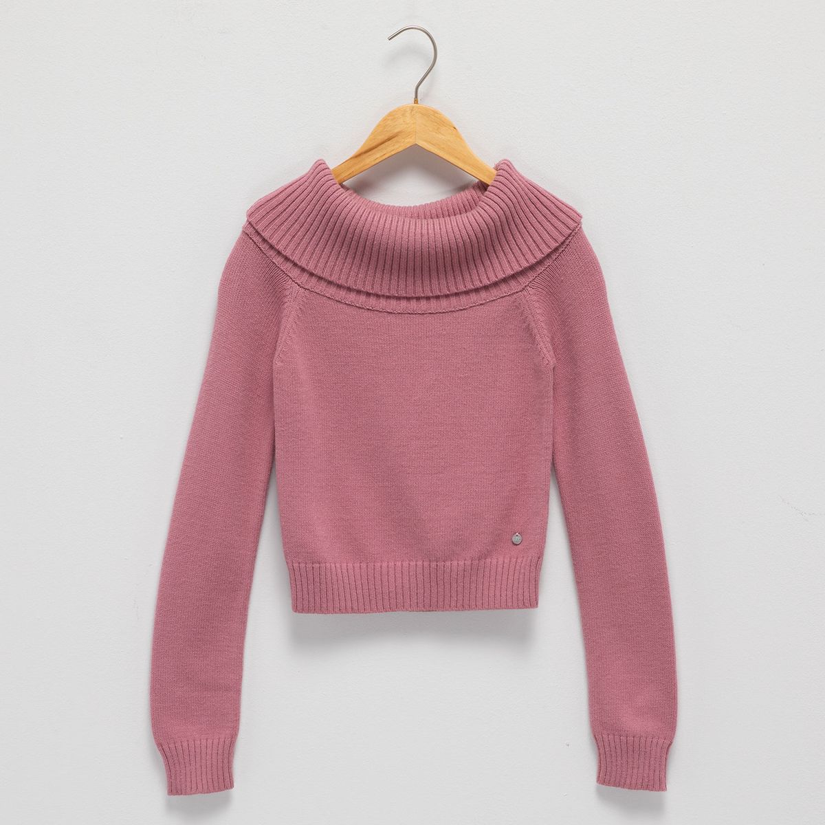 ELEVEN - Sweater Niña Cuello Bote Eleven