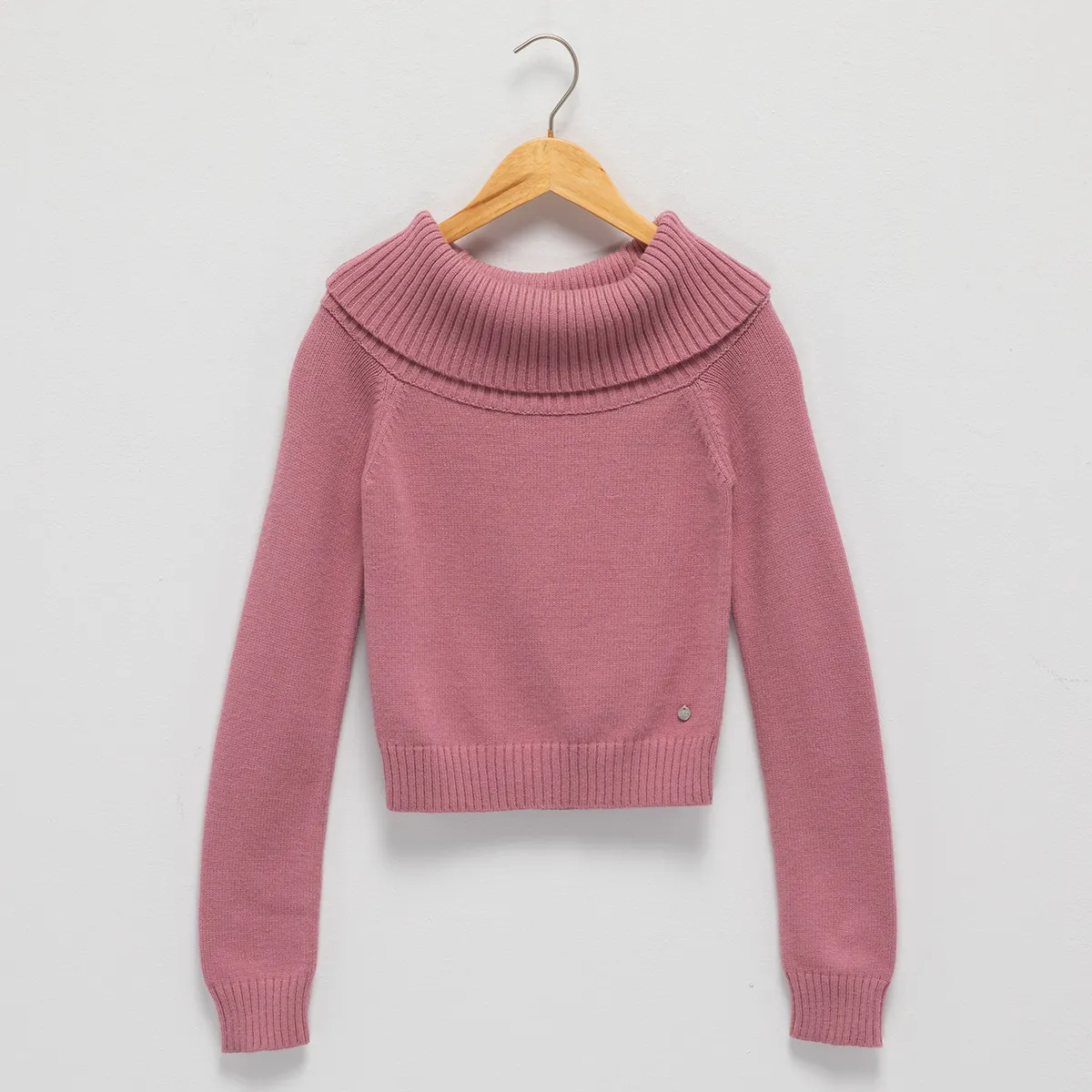 ELEVEN - Sweater Niña Cuello Bote Eleven