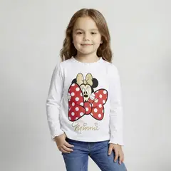 MINNIE - Polera Niña Algodón