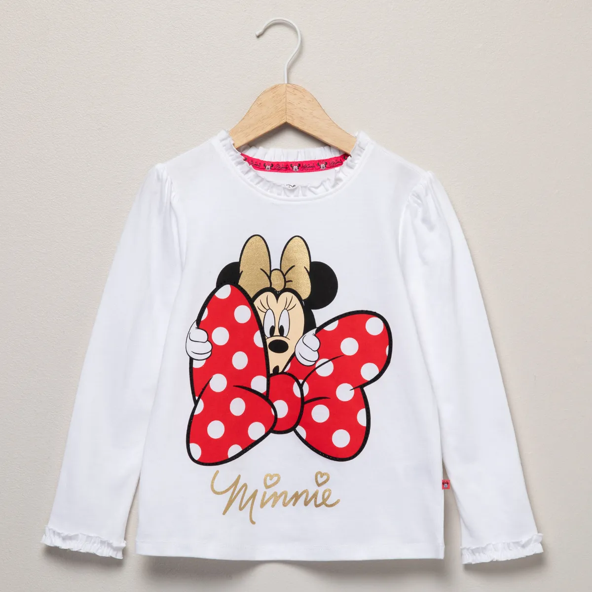 MINNIE - Polera Niña Algodón Minnie