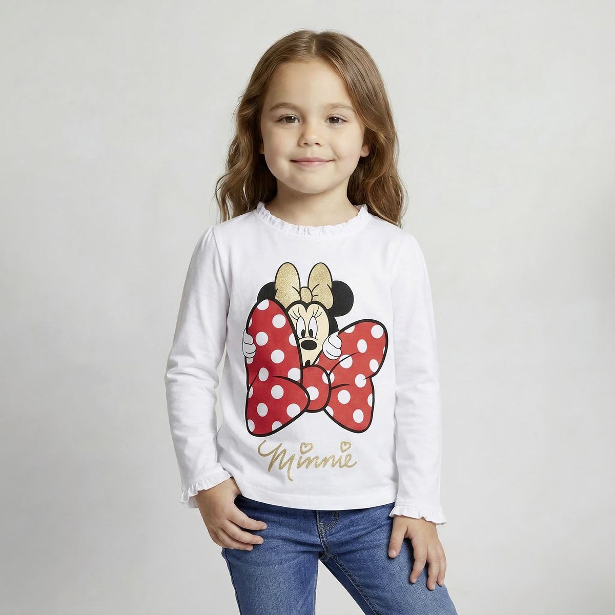 MINNIE - Polera Niña Algodón Minnie