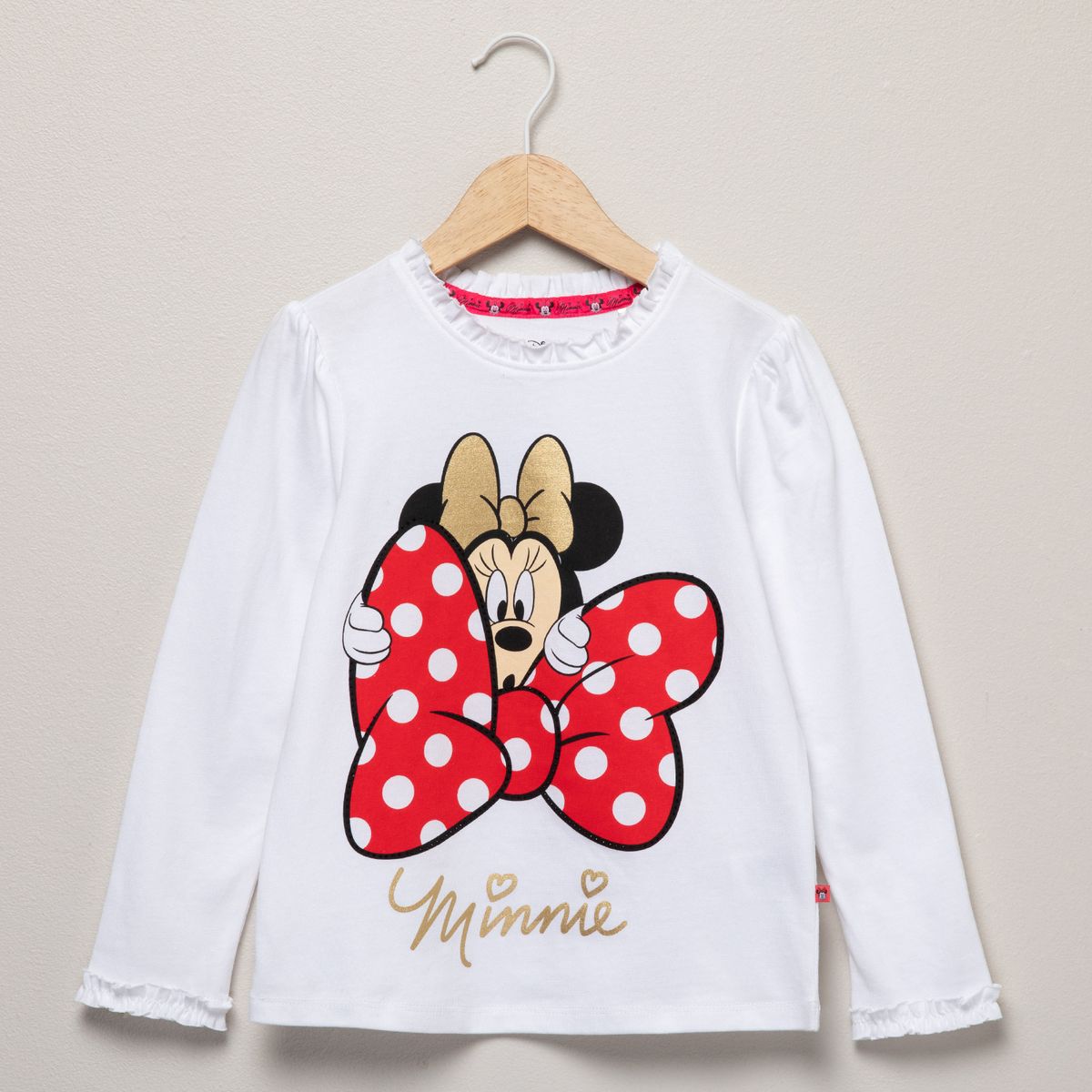 MINNIE - Polera Niña Algodón Minnie