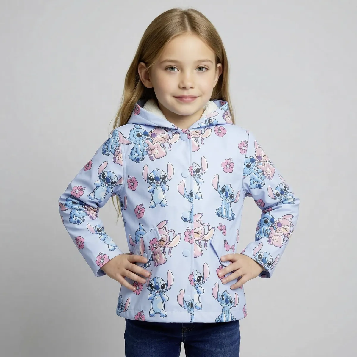LILO & STITCH - Impermeable Niña Interior Chiporro Stitch