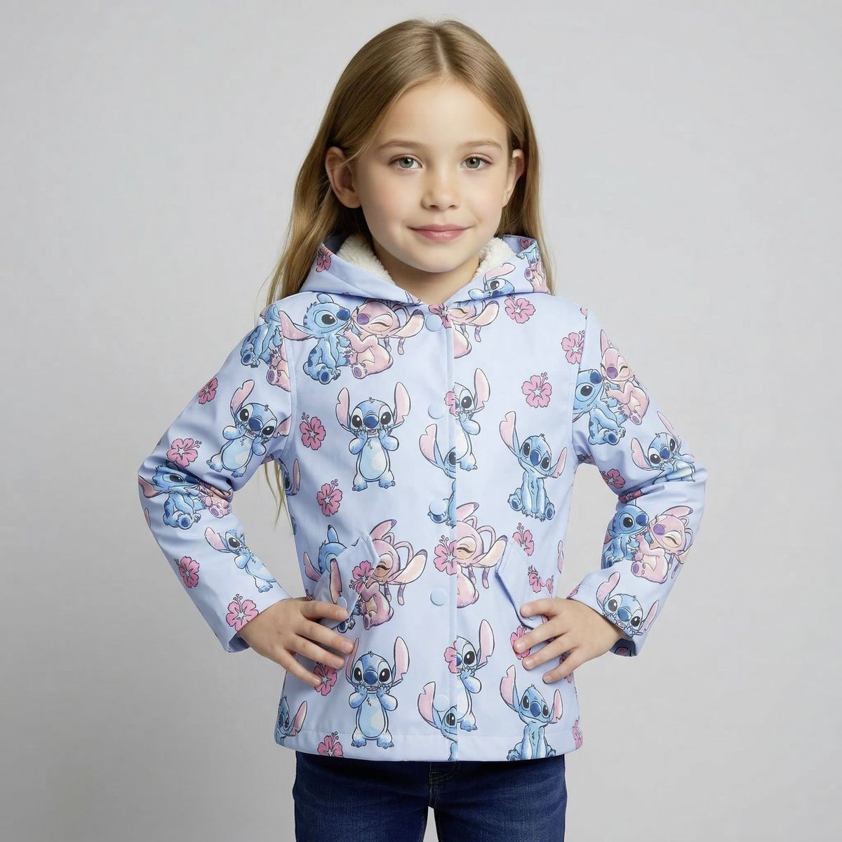 LILO & STITCH - Impermeable Niña Interior Chiporro Stitch
