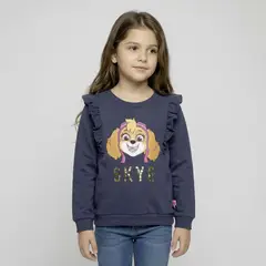 PAW PATROL - Polerón Niña Algodón