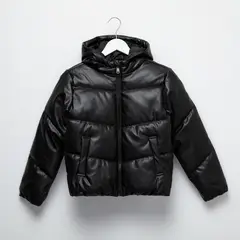 ELEVEN - Parka Niña Efecto Cuero