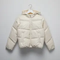 ELEVEN - Parka Niña Efecto Cuero