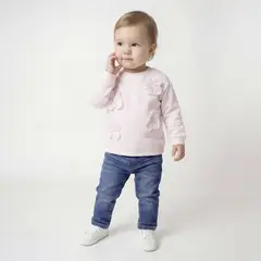 YAMP - Polerón Bebé Niña Algodón