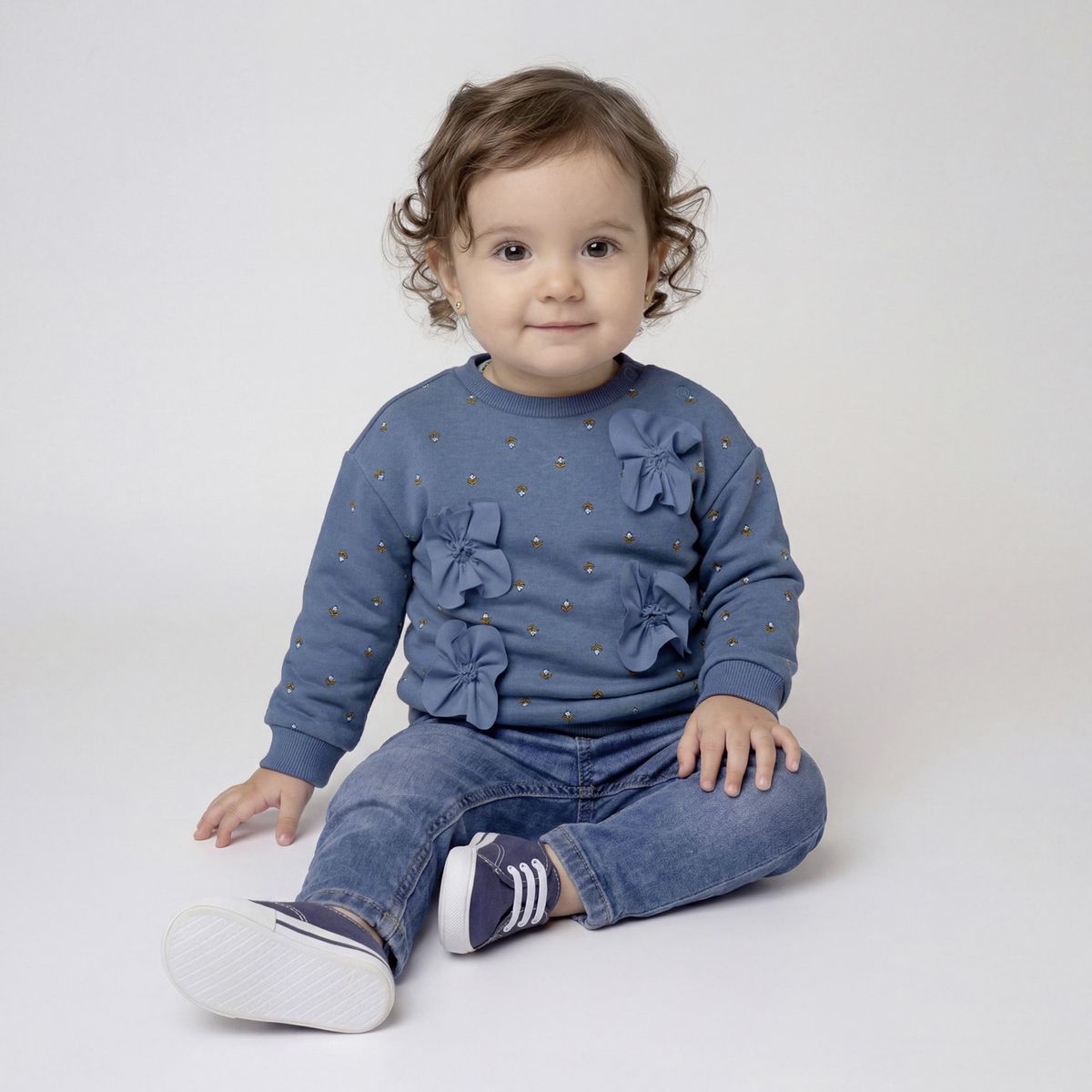YAMP - Polerón Bebé Niña Algodón Yamp