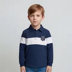 CONIGLIO - Polera Niño Manga Larga Algodón