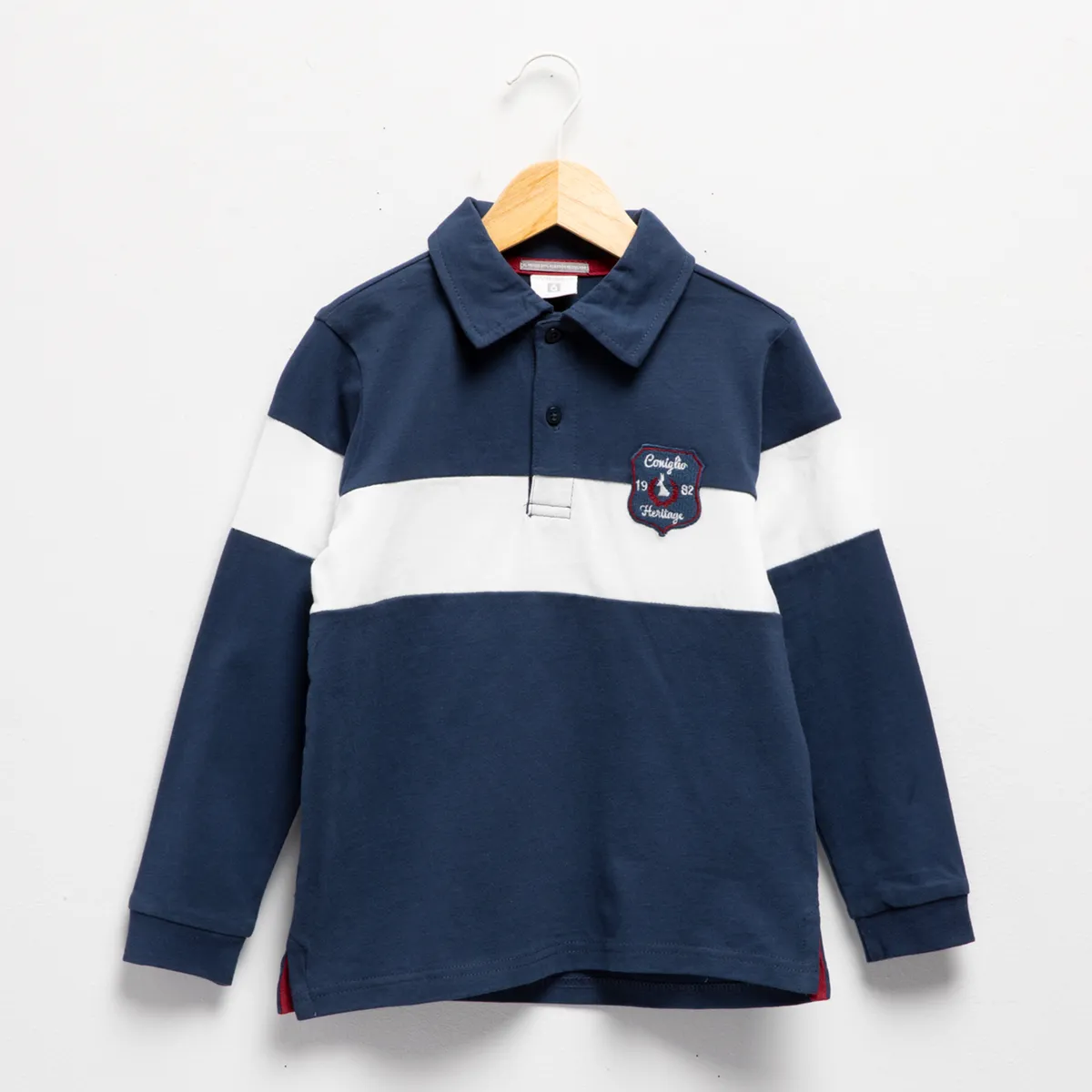 CONIGLIO - Polera Niño Manga Larga Algodón Coniglio