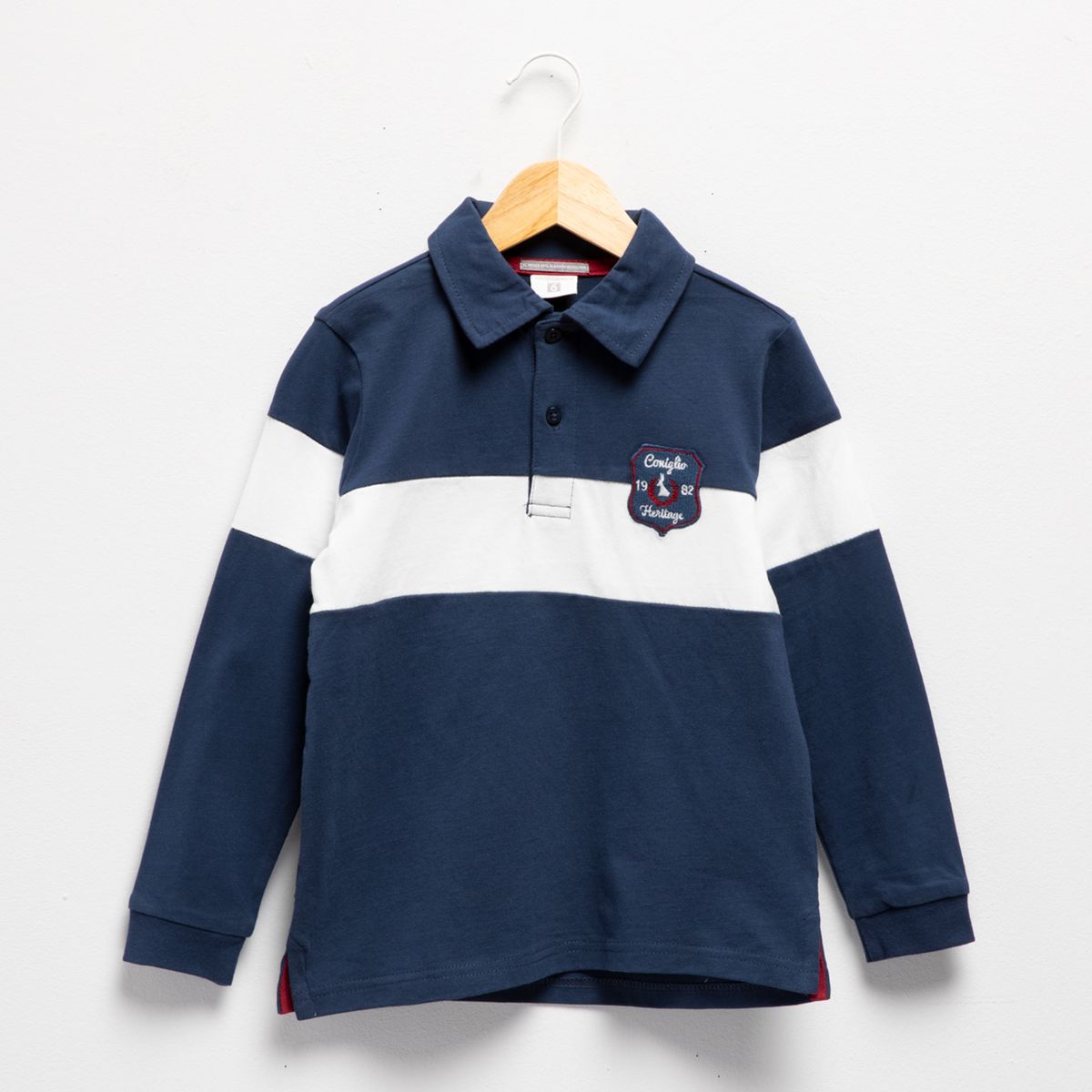 CONIGLIO - Polera Niño Manga Larga Algodón Coniglio