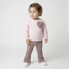 YAMP - Conjunto Bebé Polerón Mas Calza Flare