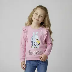 BLUEY - Polerón Niña Algodón