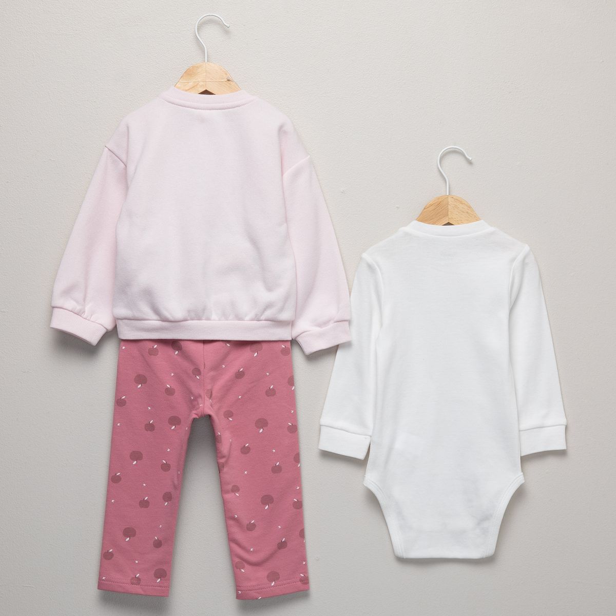 YAMP - Conjunto Bebé Niña Poleron Más Calza Y Body Yamp
