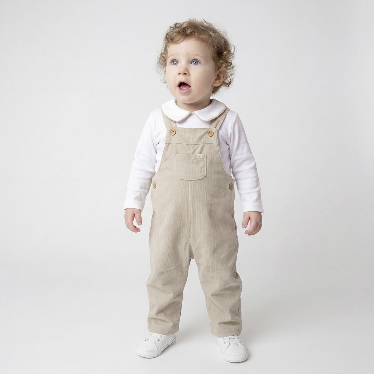 CONIGLIO - Conjunto Bebe Jardinera Mas Body Coniglio