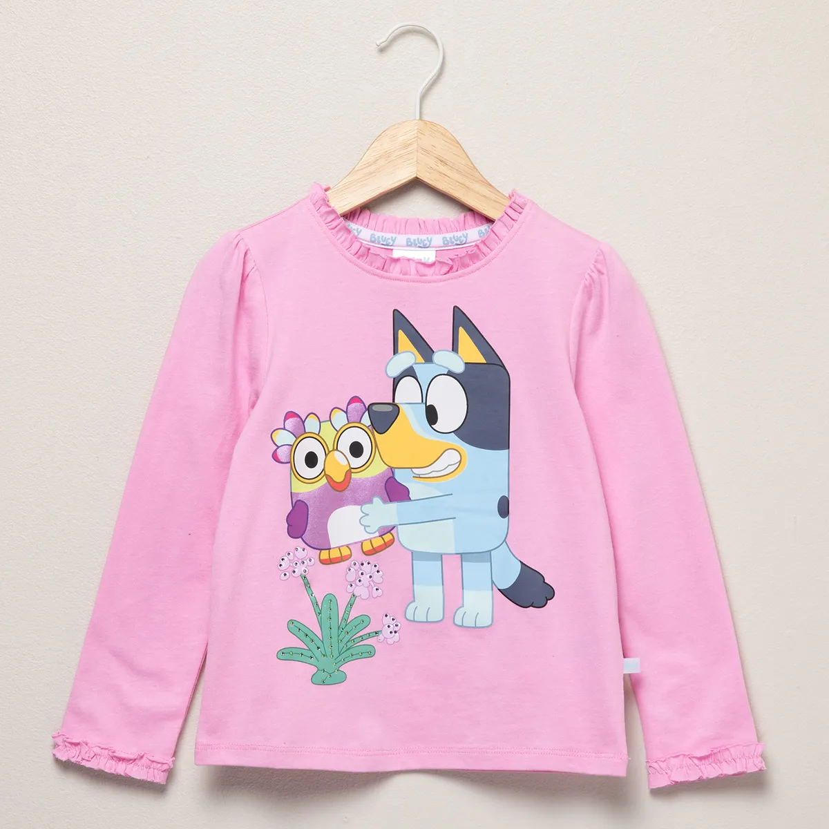 BLUEY - Polera Niña Algodón Bluey