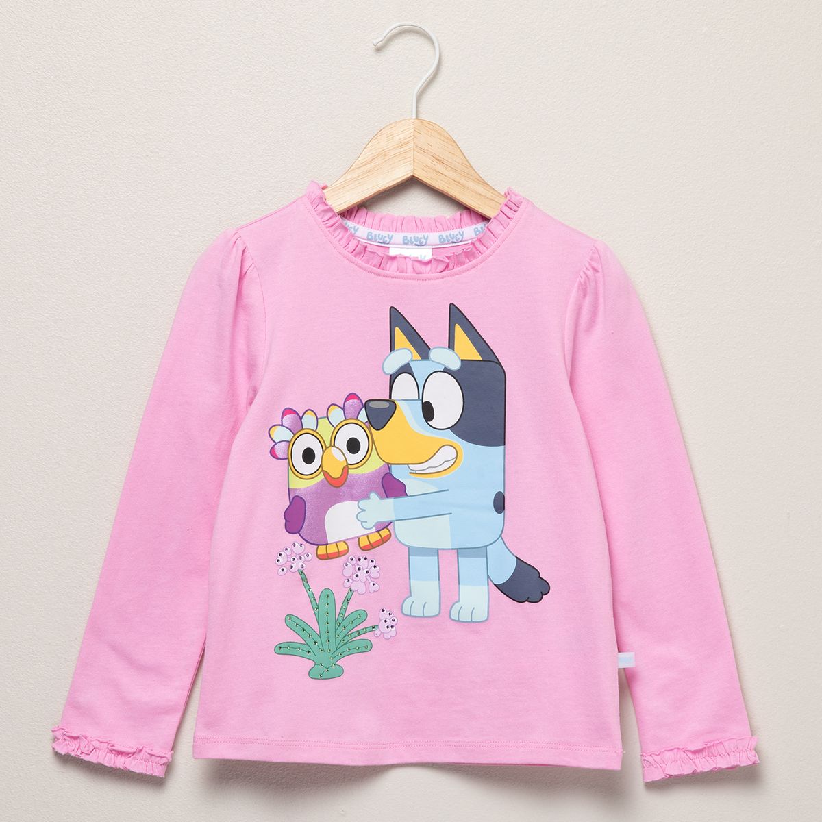 BLUEY - Polera Niña Algodón Bluey
