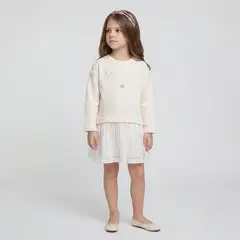 YAMP - Vestido Niña Con Accesorio