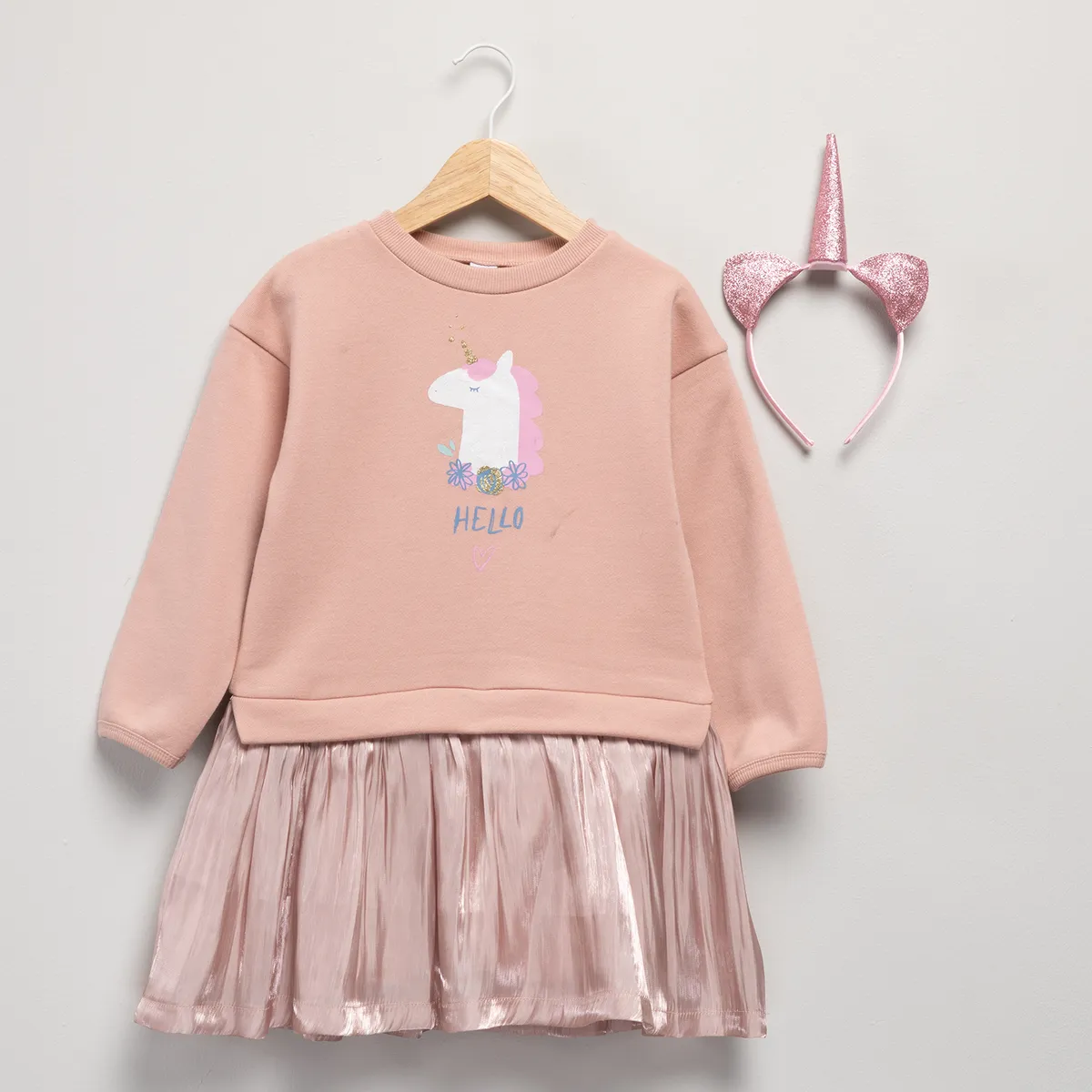 YAMP - Vestido Niña Con Accesorio Yamp