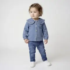 YAMP - Blusa Bebé Niña Algodón