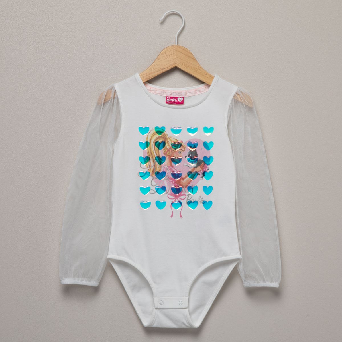 BARBIE - Polera Niña Algodón Barbie