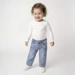 YAMP - Jeans Bebé Niña Algodón