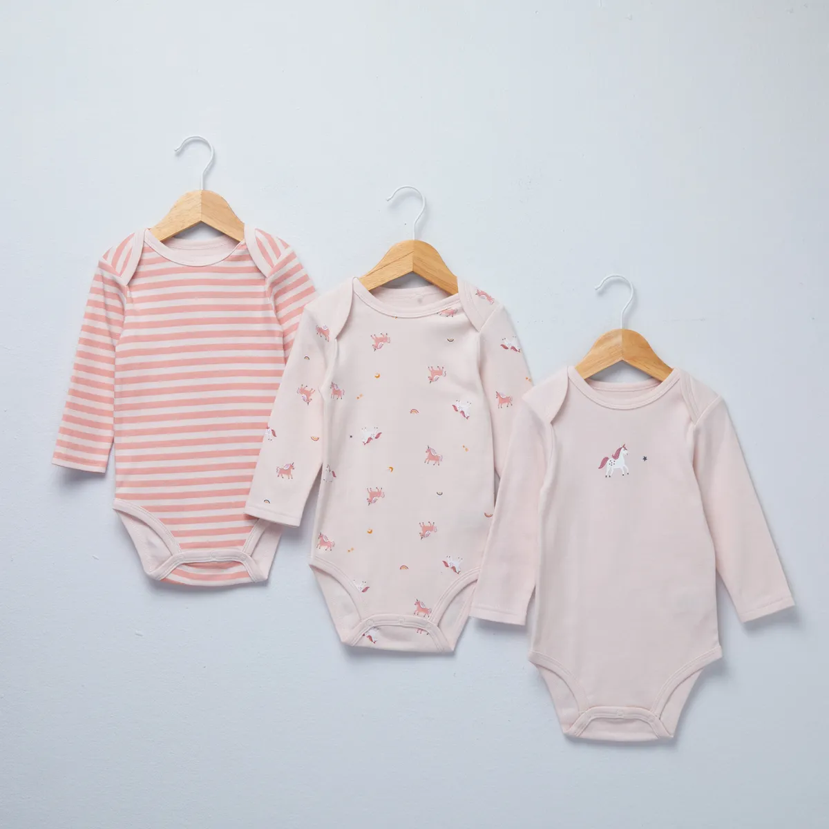 YAMP - Pack De 3 Bodys Bebé Niña Algodón Yamp