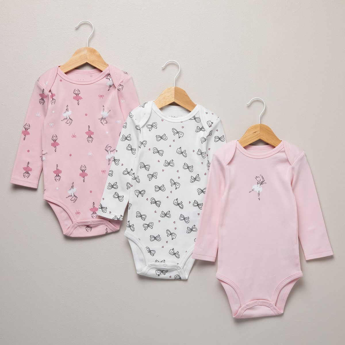 YAMP - Pack De 3 Bodys Bebé Niña Algodón Yamp