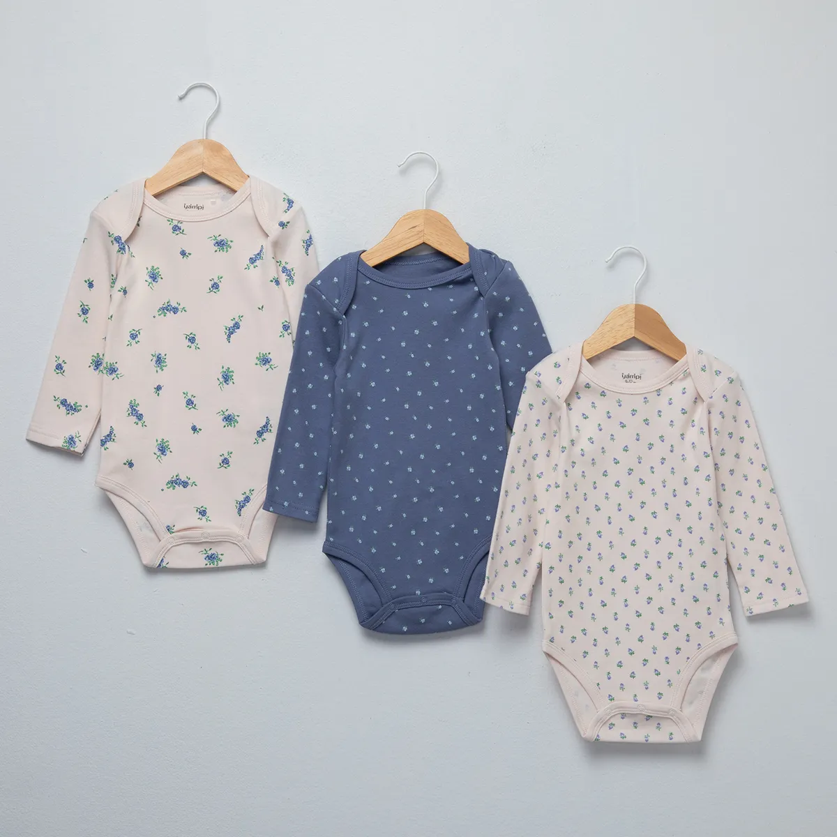 YAMP - Pack De 3 Bodys Bebé Niña Algodón Yamp