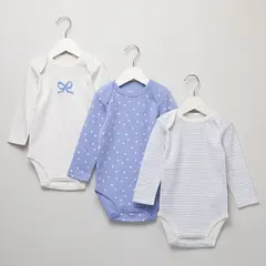 YAMP - Pack De 3 Bodys Bebé Niña Algodón