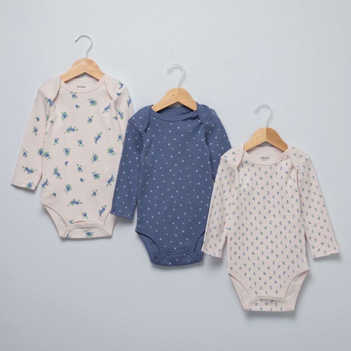 YAMP - Pack De 3 Bodys Bebé Niña Algodón Yamp