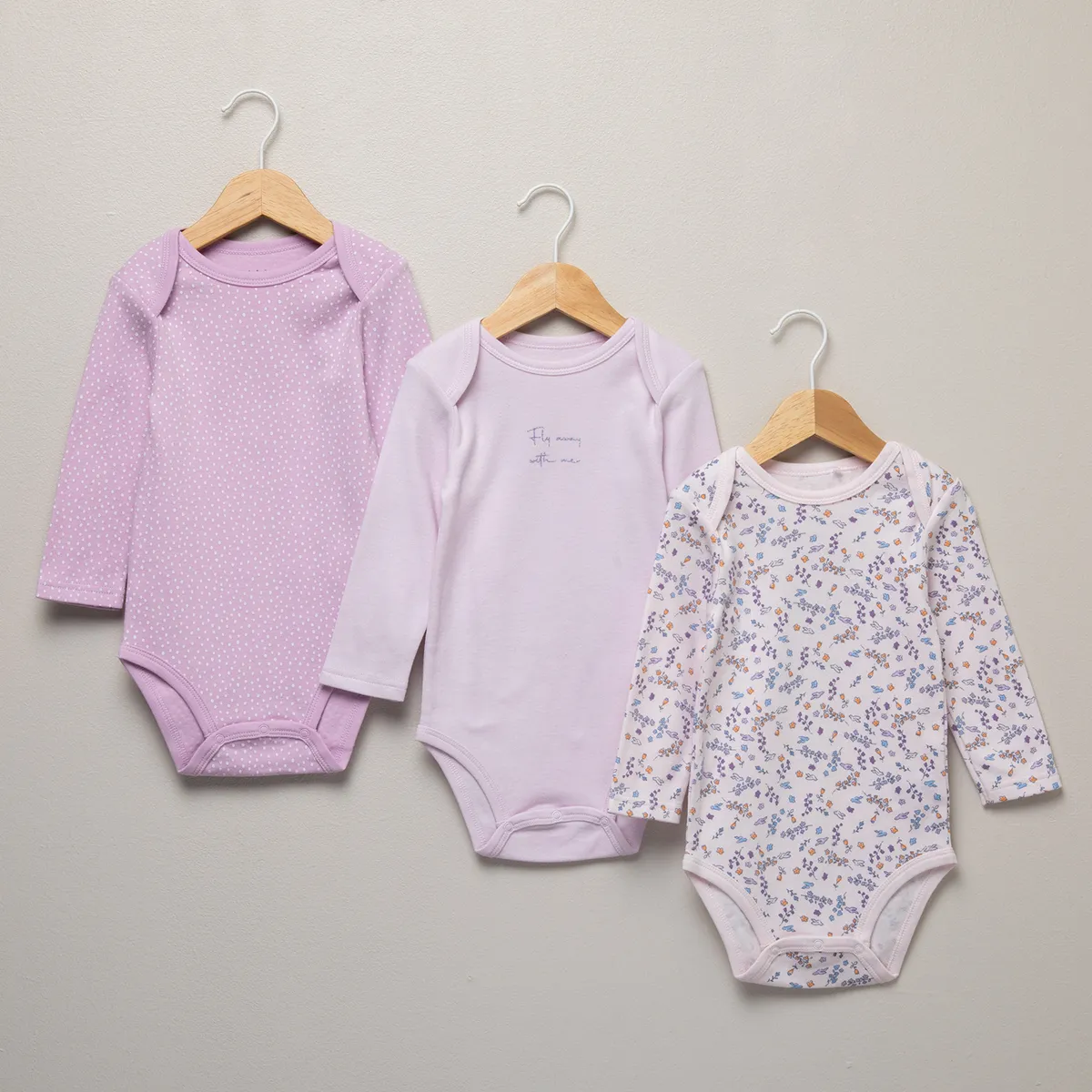YAMP - Pack De 3 Bodys Bebé Niña Algodón Yamp