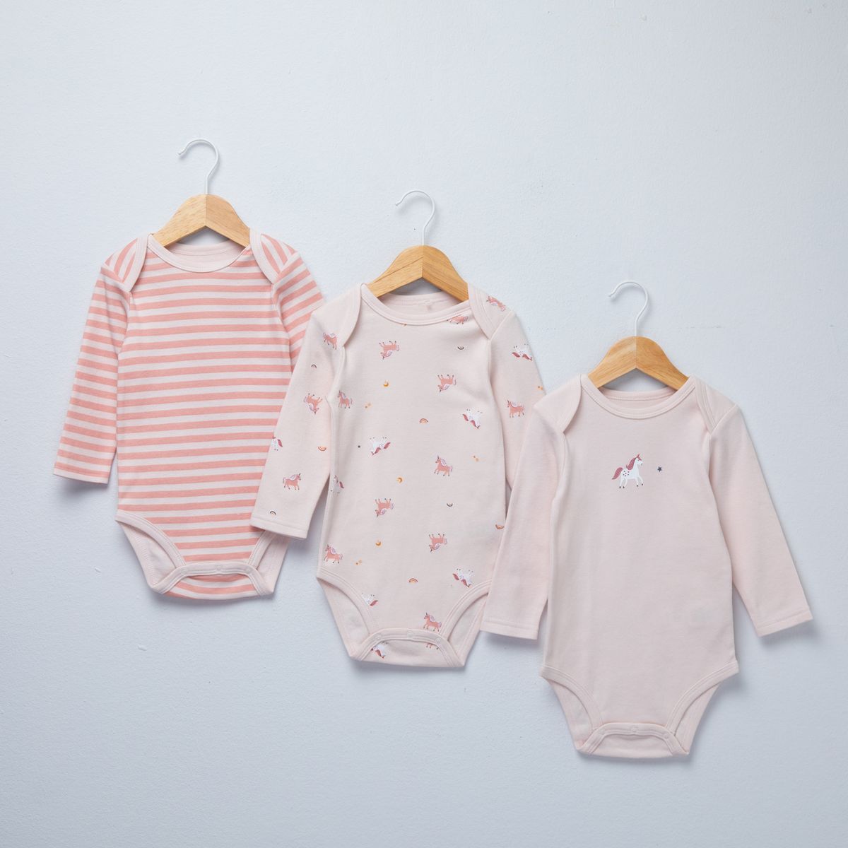 YAMP - Pack De 3 Bodys Bebé Niña Algodón Yamp