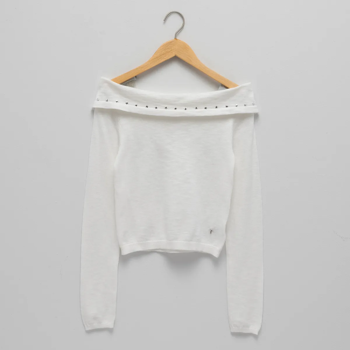 ELEVEN - Sweater Niña Cuello Bote Eleven