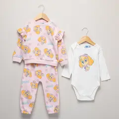 PAW PATROL - Conjunto Bebé Niña Algodón