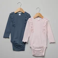 YAMP - Pack De 2 Bodys Bebé Niña Algodón