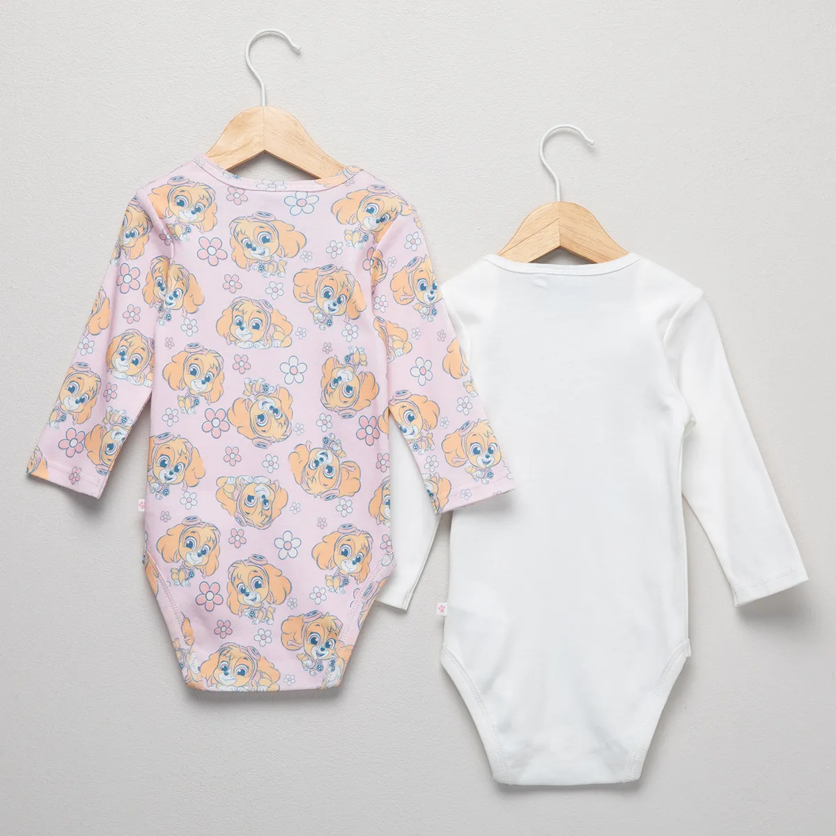 PAW PATROL - Pack De 2 Bodys Bebé Niña Algodón Paw Patrol