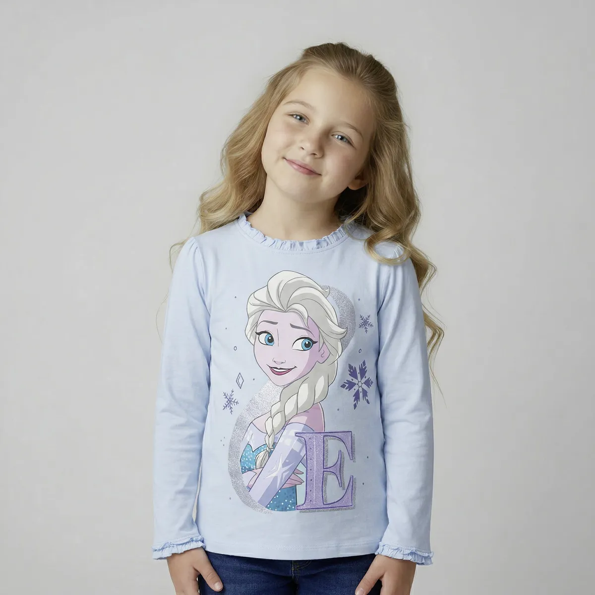 FROZEN - Polera Niña Algodón Frozen
