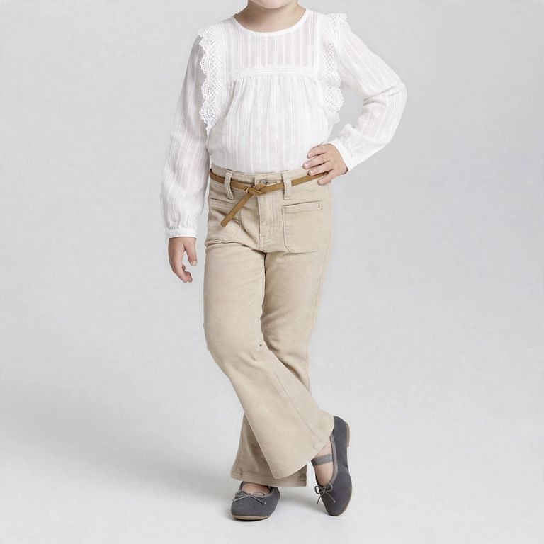 Pantalón Niña Cotelé